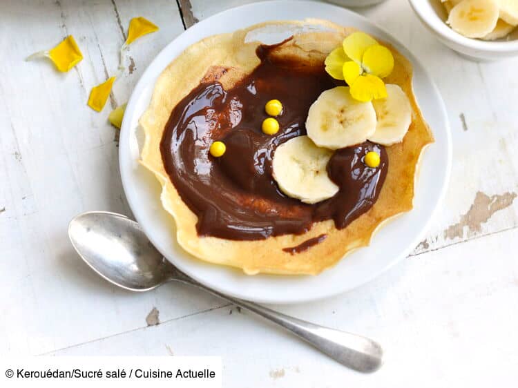 Crêpes banane-cacao
